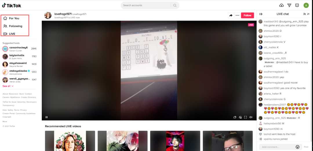 靠短视频起家的 Tiktok 如何对抗 Twitch 的直播平台